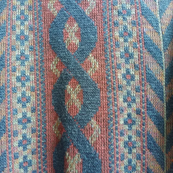 Vintage 80s Academia Preppy Retro Grandpa Pullover Crewneck Sweater - Picture 8 of 11